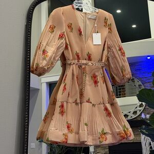 Zimmermann Pleated Mini Dress
Blush